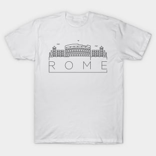 Rome Minimal Skyline T-Shirt